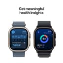 Apple Watch Ultra 3 GPS + Cellular 49mm Natural Titanium Smartwatch with Anchor Blue Ocean Band thumbnail 8