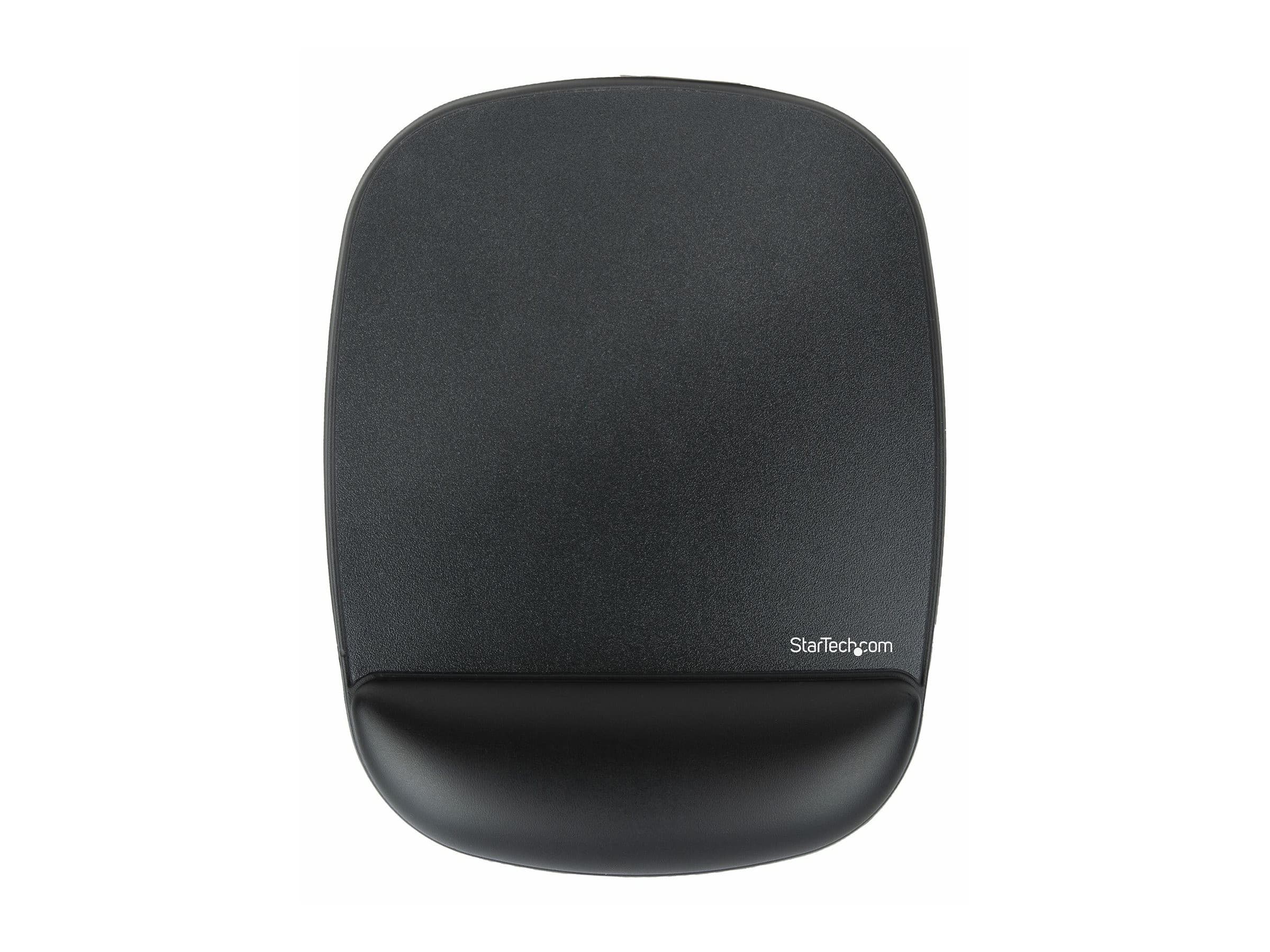 StarTech.com B-ERGO-MOUSE-PAD Ergonomic Gel Mouse Pad with Wrist Pillow Black