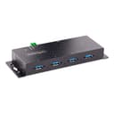 StarTech.com 4-Port Industrial USB 3.0 5Gbps Hub, Rugged USB Hub with ESD Protection, DIN/Wall/Desk Mountable USB-A Hub, USB Expander w/Locking Ports, Heavy Duty - TAA thumbnail 1