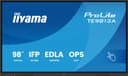 iiyama TE9813A-B2AG Signage Display Kiosk design 2.48 m (97.5") Wi-Fi 500 cd/m² 4K Ultra HD Black Touchscreen Built-in processor Android 24/7 thumbnail 4