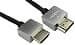 Pro Signal High Speed 4K UHD HDMI-Kabel mit Ethernet, Stecker auf Stecker, superdünn, vergoldete Blinkstecker, 1 m Schwarz thumbnail 3