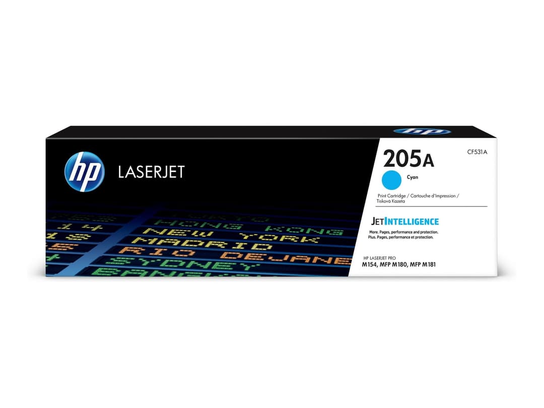 HP 205A Original LaserJet Toner Cartridge (CF531A) - Cyan - Image 1