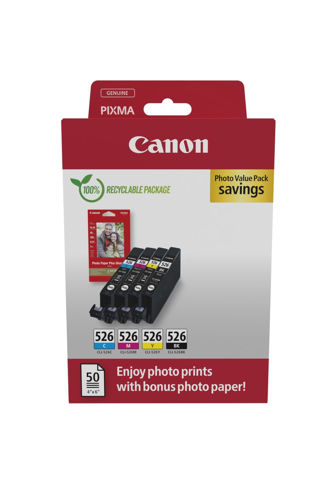 Canon 4540B019 ink cartridge 4 pc(s) Original Black, Cyan, Magenta, Yellow - Image 1