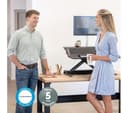FELLOWES Lotus Sit-Stand Workstation - Black thumbnail 2