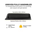 FELLOWES Lotus Sit-Stand Workstation - Black thumbnail 3
