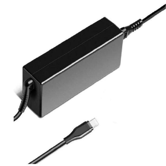USB-C Power Adapter PD 65W with Power Cord (C5/C6 Schuko) - 02DL124 - Image 1