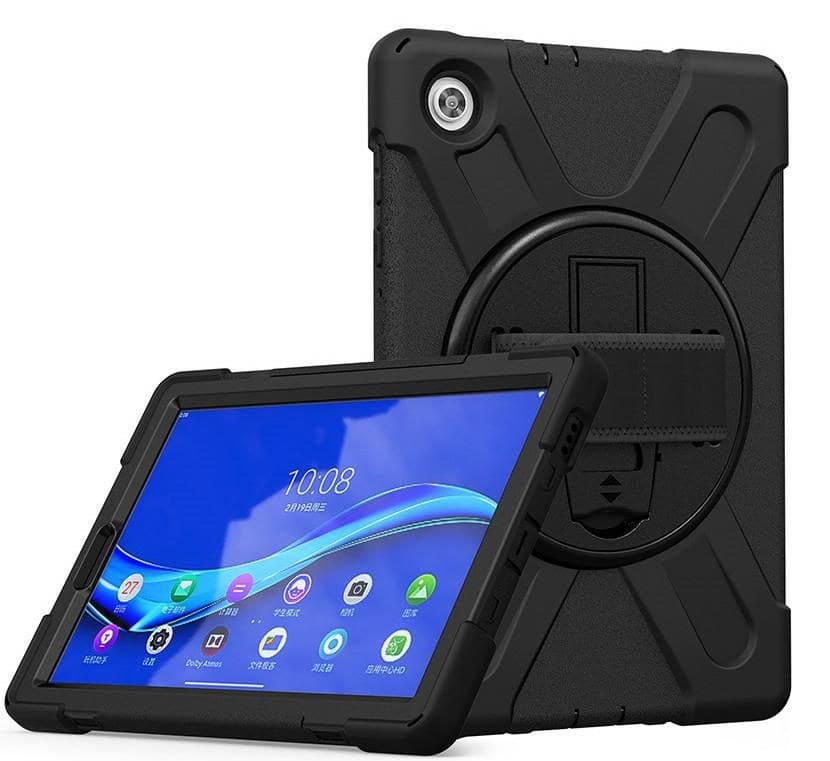 eSTUFF AUSTIN Defender Case for Lenovo Tab P11 2020 / P11 Plus 2021 / P11 Plus 2022 - Without Built-in Screen Protector, Black - Image 1