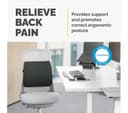 FELLOWES Breyta Comfort Back Cushion - Black thumbnail 3
