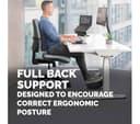FELLOWES Breyta Comfort Back Cushion - Black thumbnail 4