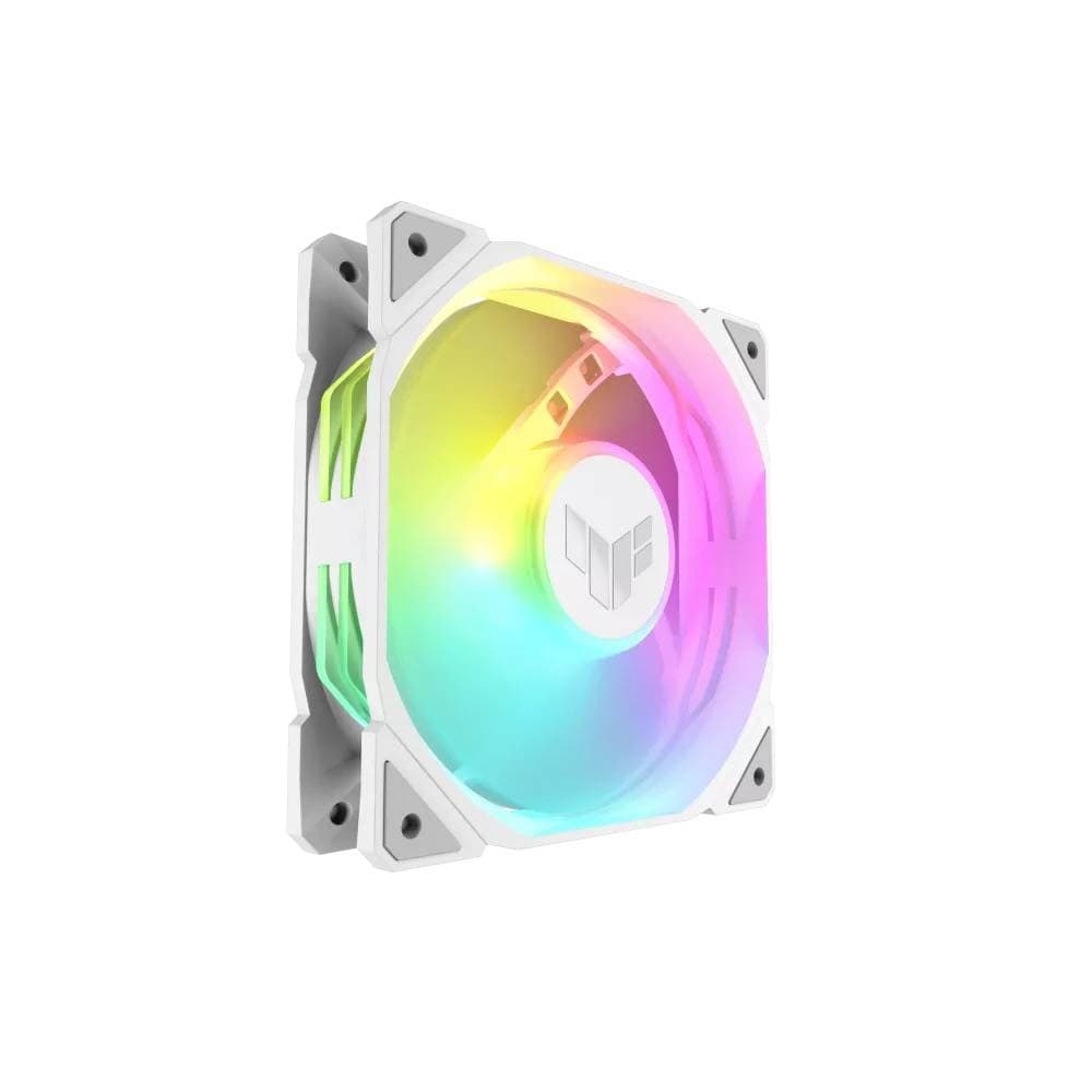 ASUS TUF Gaming TR120 ARGB Reverse 120mm PWM Case Fan White - 1-Pack - Image 2