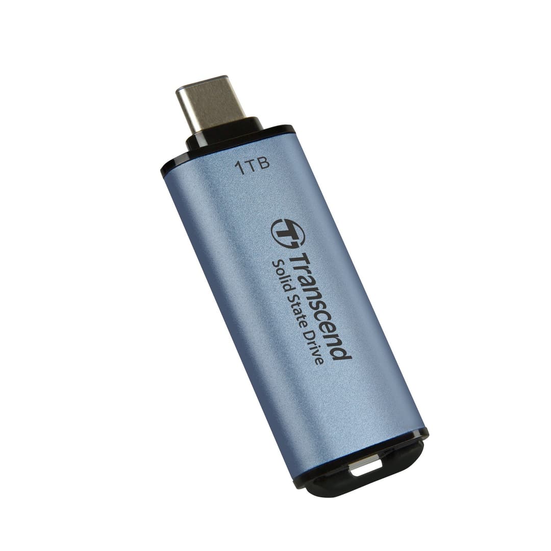 Transcend ESD300 Portable SSD USB Type-C 1TB - Sky Blue - Image 2