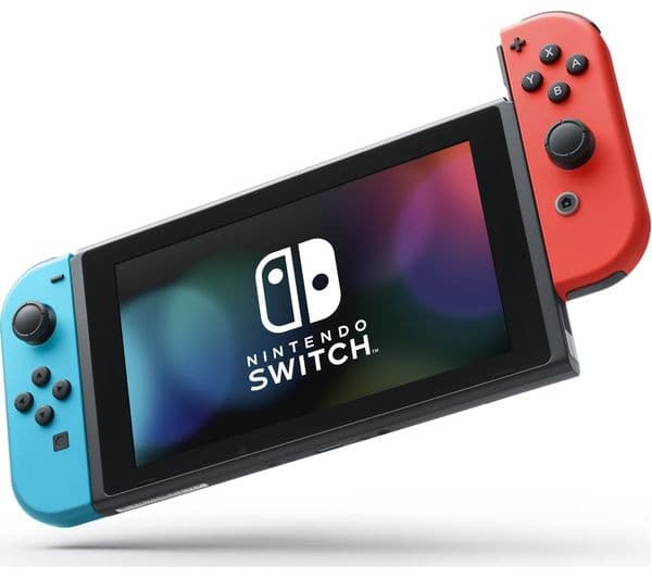 Nintendo Switch Console Neon Red & Blue - Image 8