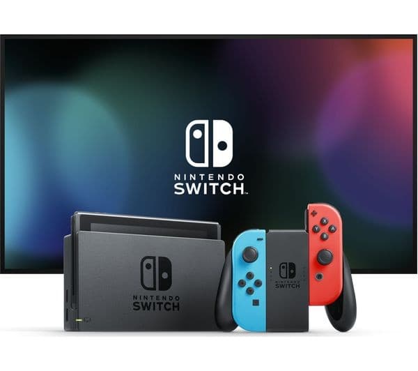 Nintendo Switch Console Neon Red & Blue - Image 10