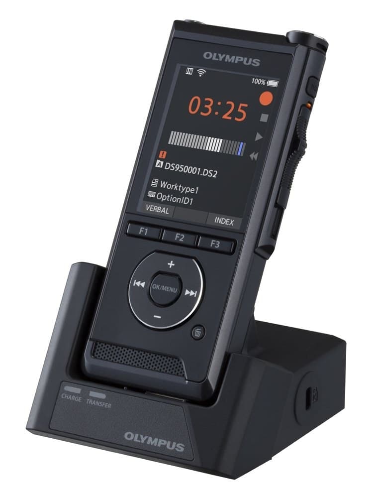 Olympus DS-9500 Premium Digital Voice Recorder Kit - Black - Image 1