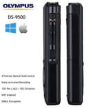 Olympus DS-9500 Premium Digital Voice Recorder Kit - Black thumbnail 2