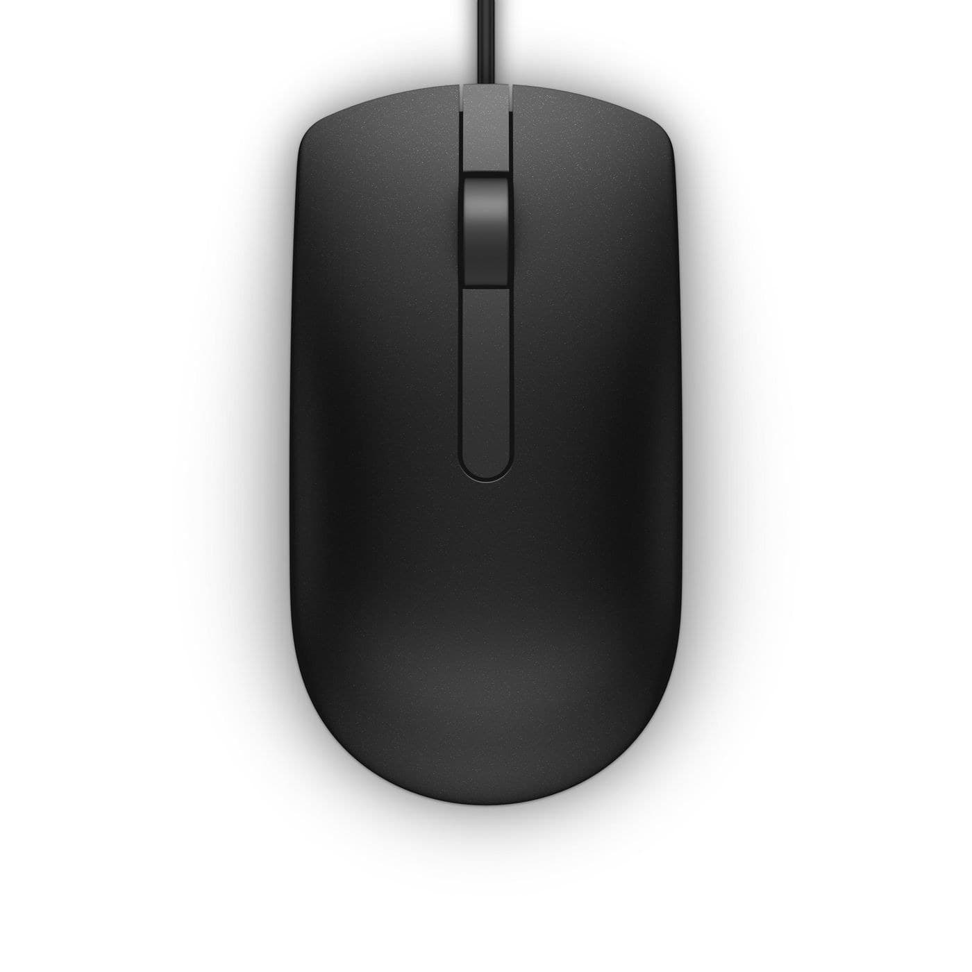 Dell MS116 USB Wired Optical Mouse, Ambidextrous, Black