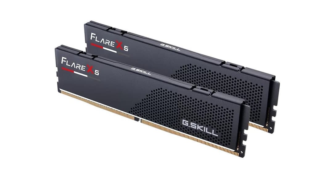 G.Skill Flare X5 F5-6000J3238F16GX2-FX5 32 GB (2 x 16 GB) DDR5 6000 MHz CL32 AMD EXPO Desktop Memory Kit - Matte Black - Image 3