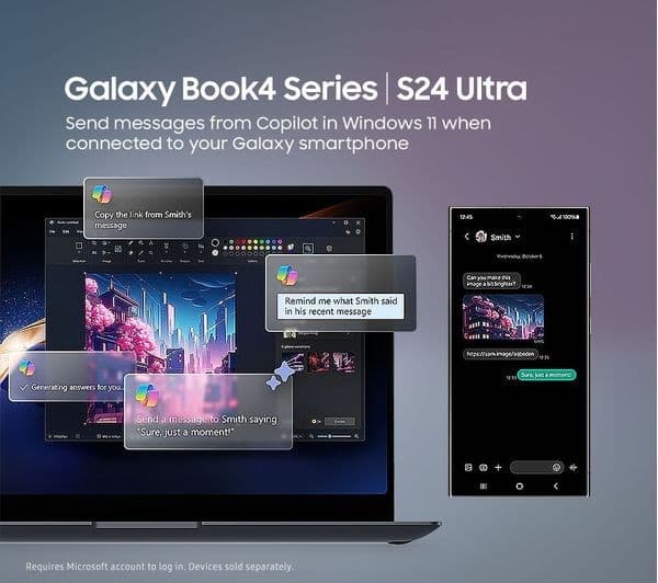 SAMSUNG Galaxy Book4 (2024) 15.6" Laptop - Intel® Core™ 7, 8 GB RAM, 512 GB SSD, Grey - Image 5