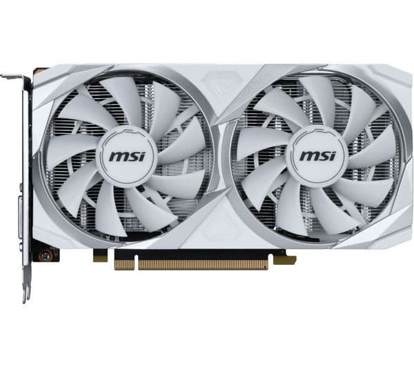 MSI GeForce RTX 3050 8 GB VENTUS 2X XS OC Graphics Card - White
