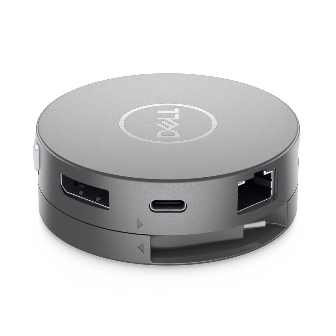 Dell DA310 7-in-1 USB-C Mobile Adapter - Silver - Image 1