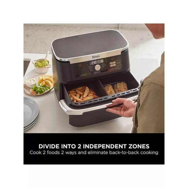 Ninja AF500UK Foodi FlexDrawer Air Fryer 10.4L Black - Image 5