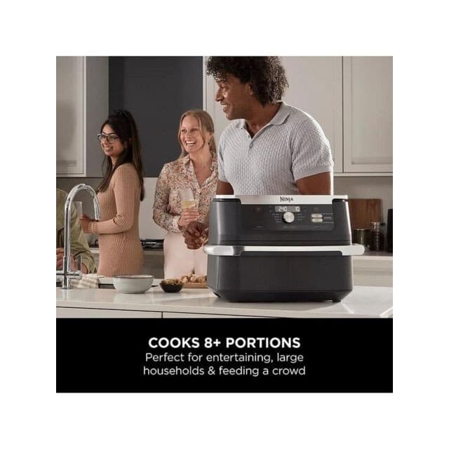 Ninja AF500UK Foodi FlexDrawer Air Fryer 10.4L Black - Image 6