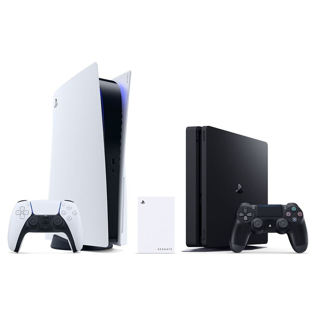 Seagate 5TB Game Drive For PS4 & PS5 - External Hard Drive, USB 3.0, White - Image 4