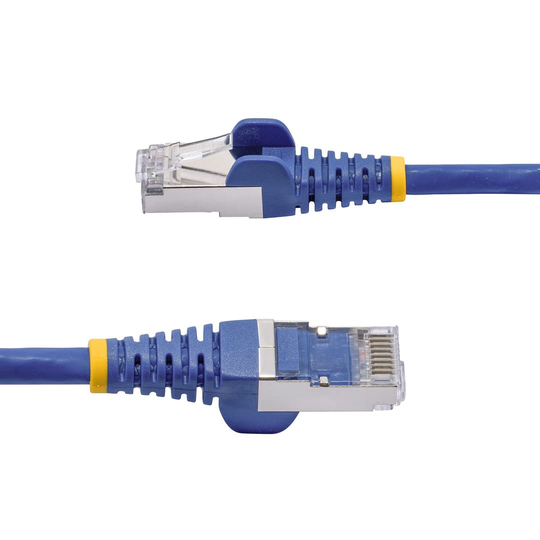 StarTech.com 3m Blue CAT8 Ethernet Cable, Snagless RJ45, 25G/40G, 2000MHz, 100W PoE++, S/FTP, 26AWG Pure Bare Copper Wire, LSZH, Shielded Network Patch Cord w/Strain Reliefs, Fluke Channel Tested - Image 3