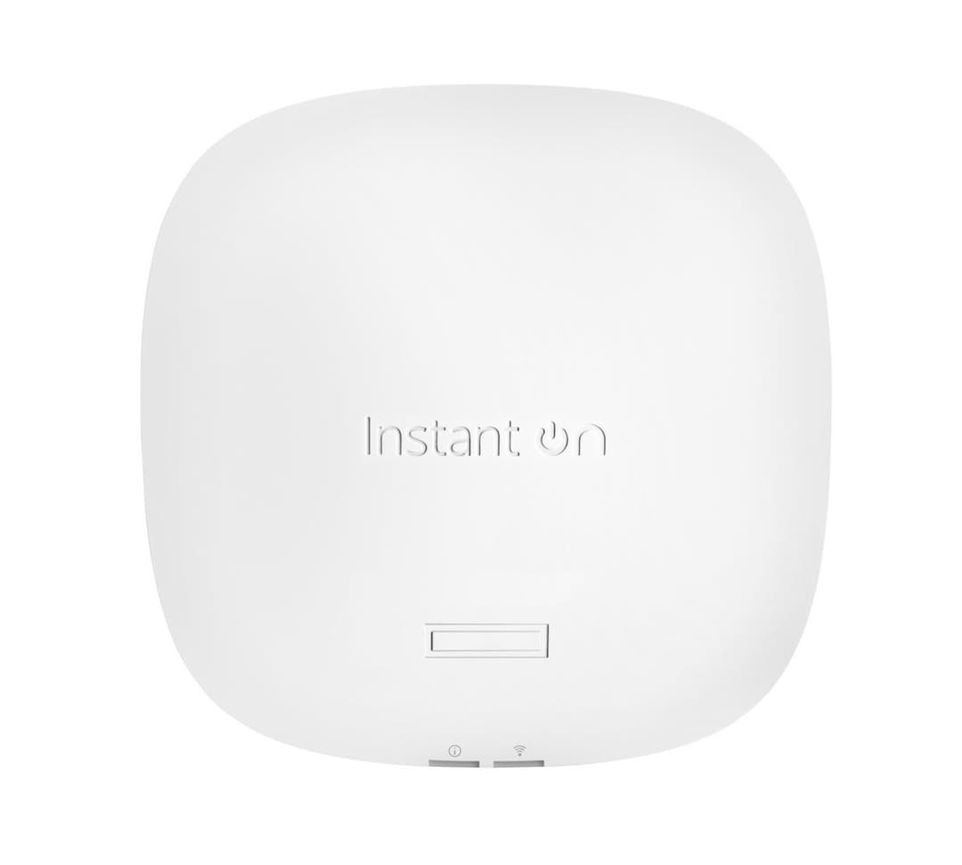 HPE Aruba Instant On AP25 4x4 Wi-Fi 6 Indoor Access Point with 12V/18W Power Adapter - Image 1