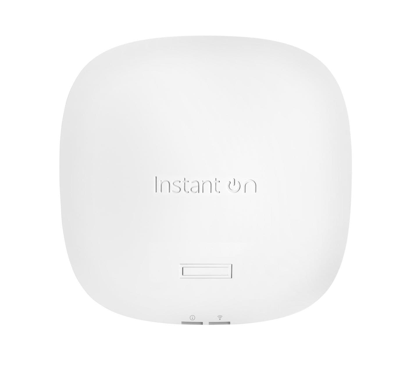 HPE Aruba Instant On AP25 4x4 Wi-Fi 6 Indoor Access Point with 12V/18W Power Adapter