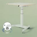 Leitz Castor Wheels for Ergo Small Electric Sit Standing Desk 53740085 - Set of 4 thumbnail 2