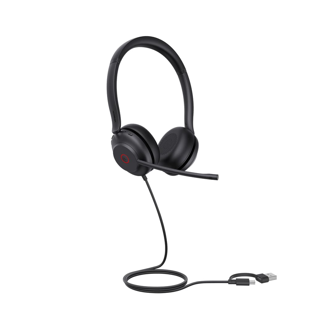 Yealink UH35 Dual UC USB-C/A Headset Wired Head-band Office/Call center USB Type-C / USB Type-A Black - Image 4