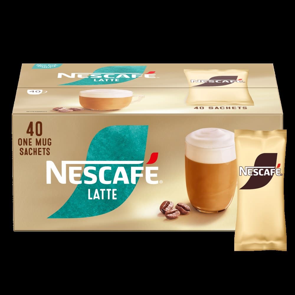 NESCAFE Latte Coffee Sachets 40 x 18g - Image 1