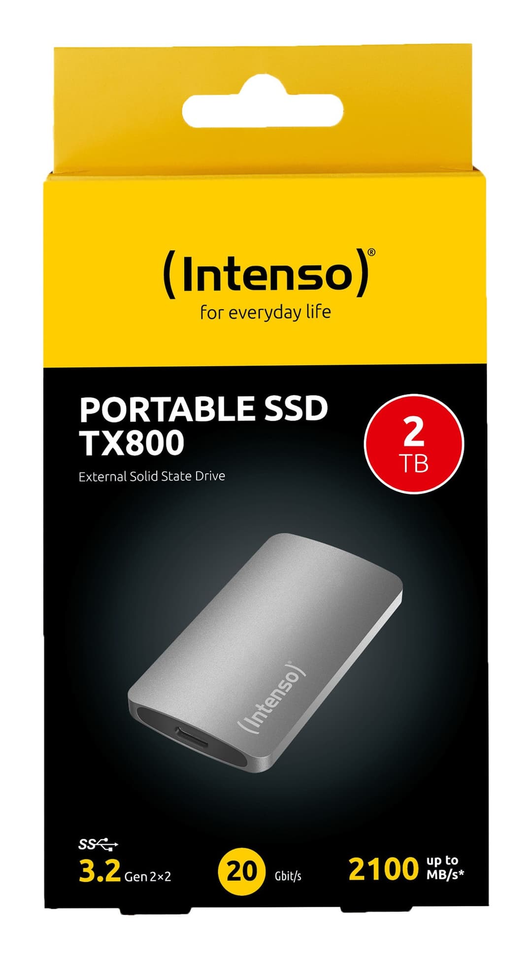Intenso TX800 External SSD 2 TB USB Type-C USB 3.2 Gen 2x2 Anthracite - Image 4