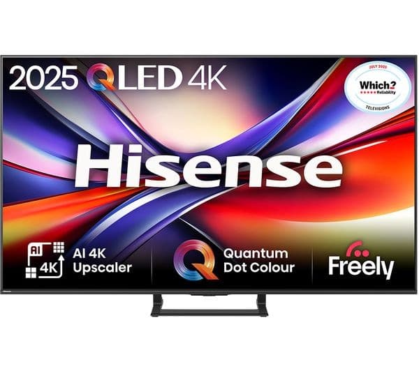 Hisense 65A7QTUK A7Q 65" 4K QLED Smart TV with Freely - Image 1