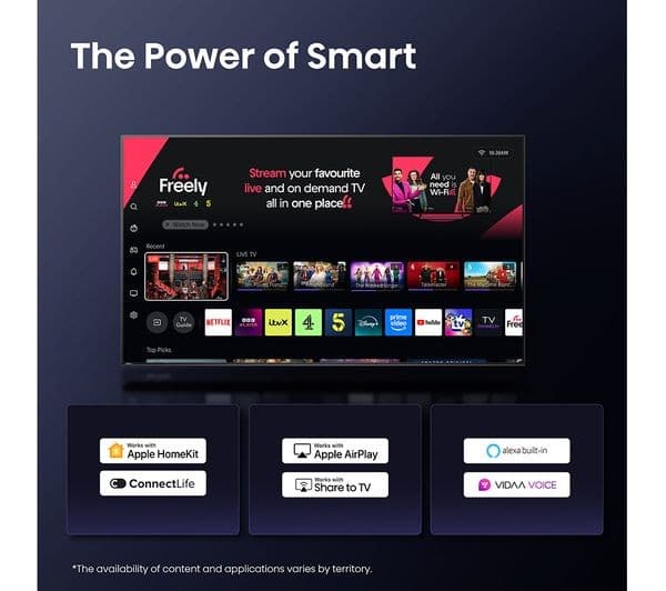 Hisense 65A7QTUK A7Q 65" 4K QLED Smart TV with Freely - Image 10
