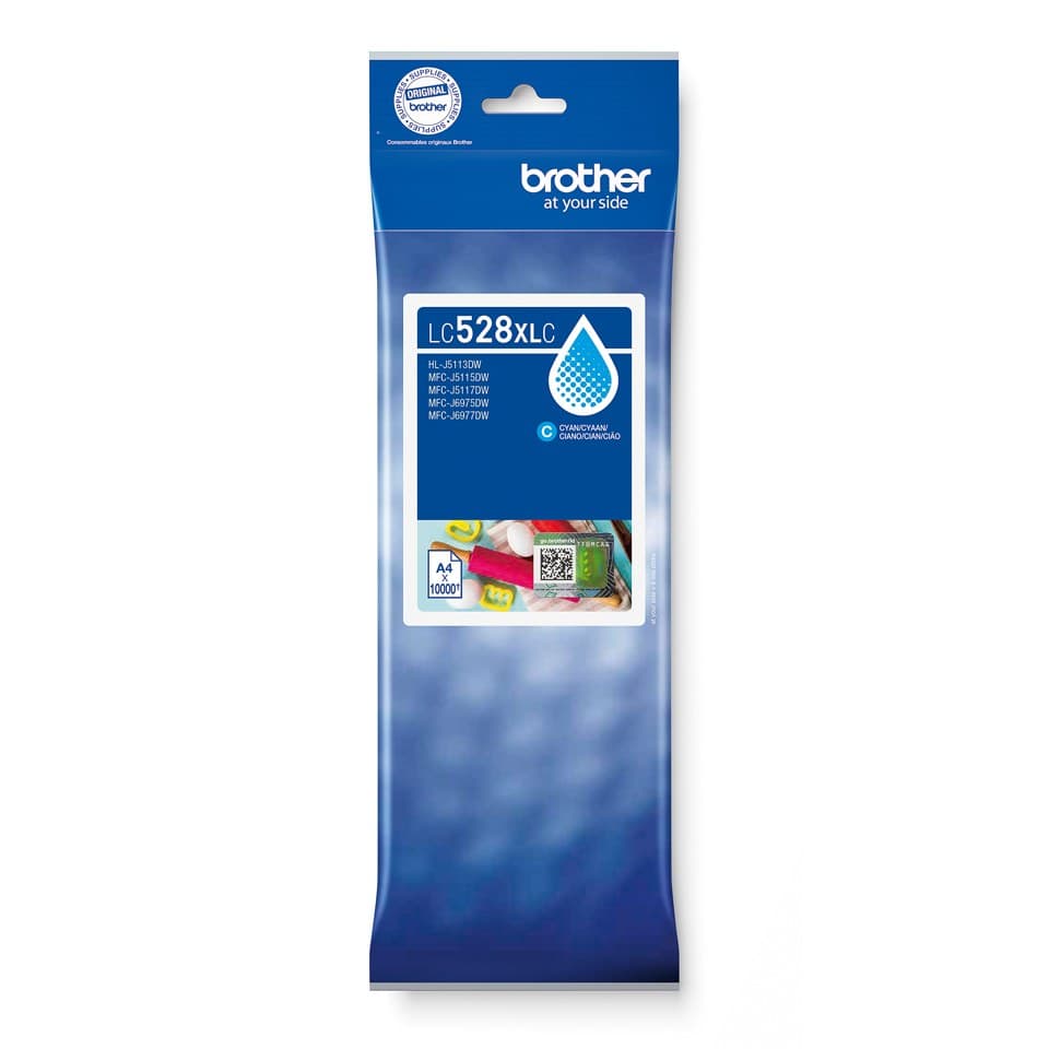 Brother LC528XLC ink cartridge 1 pc(s) Original Ultra High Yield Cyan - Image 1