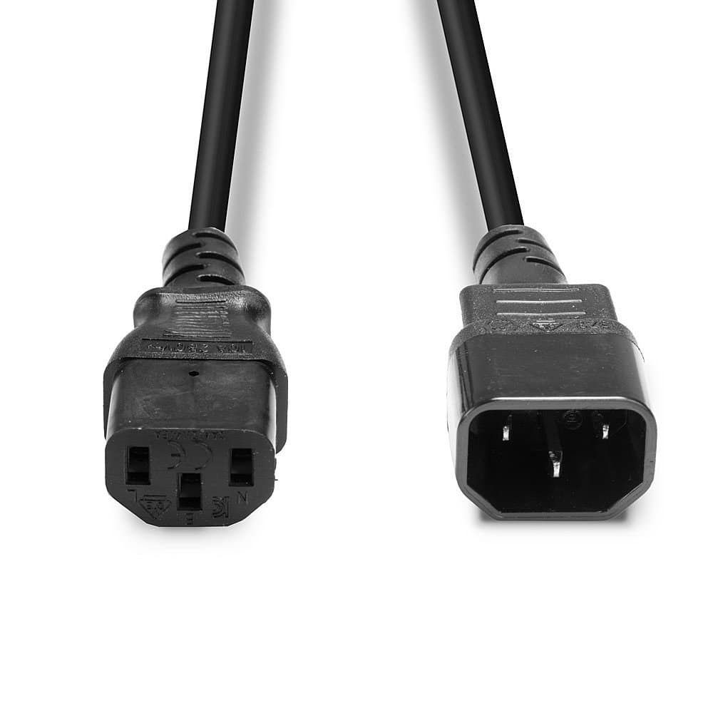 Lindy 1m IEC Extension Cable, Black - Image 4