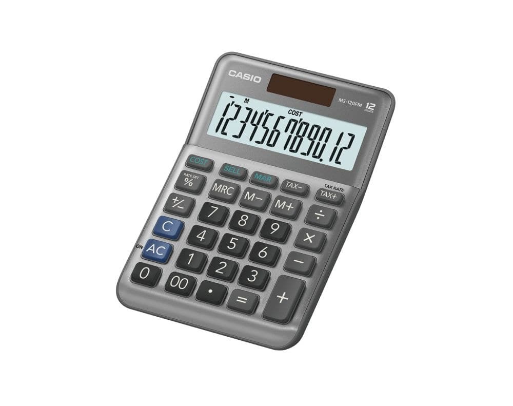 Casio MS-120FM 12 Digit Desk Calculator