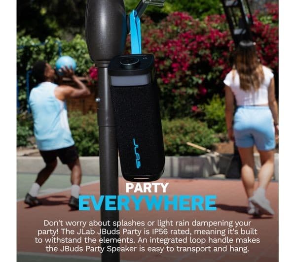 JLab JBuds Party Portable Bluetooth Speaker Black - Image 6
