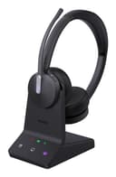 Yealink WH64 Dual Teams DECT Wireless Headset with WHB640 Base Station Head-band Office/Call center USB Type-C Bluetooth Black thumbnail 1