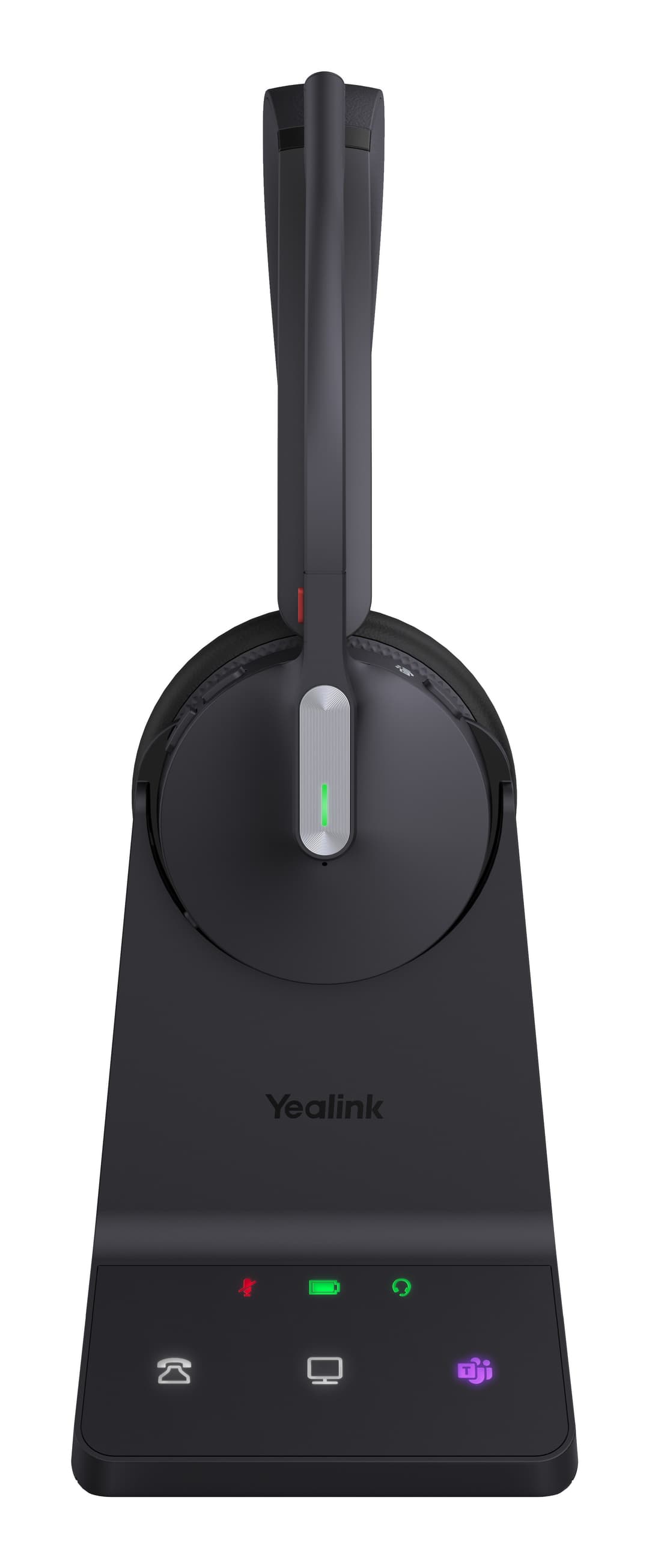 Yealink WH64 Dual Teams DECT Wireless Headset with WHB640 Base Station Head-band Office/Call center USB Type-C Bluetooth Black - Image 2