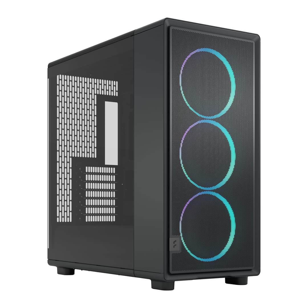 Fractal Design Epoch XL RGB Tempered Glass Mid Tower Gaming PC Case - Black - Image 1