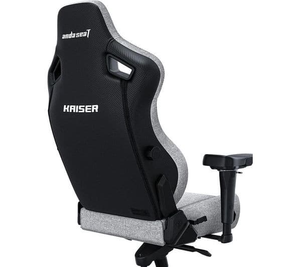 AndaSeat Kaiser 4 Series Premium Gaming Chair - XL, Ash Grey, Linen Fabric - Image 5