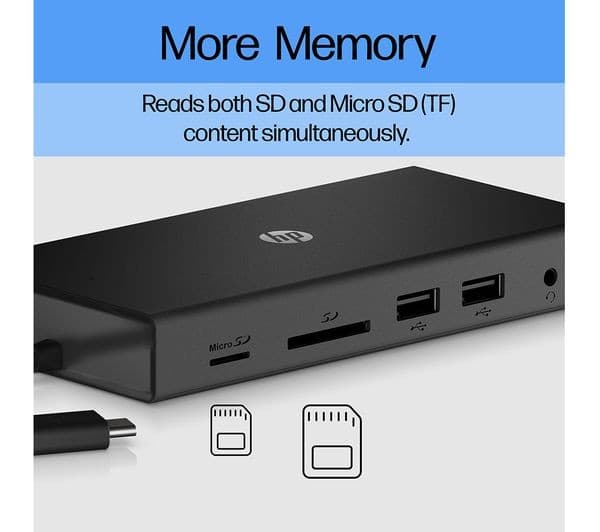 HP Travel 11-Port USB-C Hub Black - Image 5