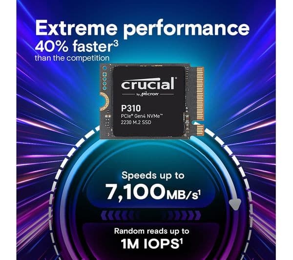 CRUCIAL P310 M.2 2230 Internal SSD - 1 TB - Image 2