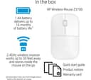 HP Z3700 Wireless Optical Mouse - White thumbnail 6