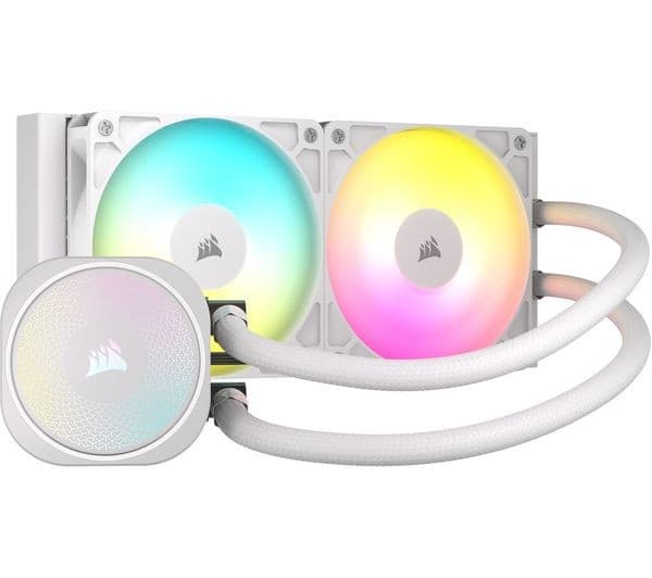 CORSAIR Nautilus RS ARGB Liquid CPU Cooler - 240 mm, White