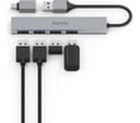 HAMA Prime Line 4-port USB Type-C Hub - 4x USB-A, USB 3.2 Gen 1, 5 Gbps, incl. USB-C Adapter thumbnail 3