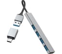 HAMA Prime Line 4-port USB Type-C Hub - 4x USB-A, USB 3.2 Gen 1, 5 Gbps, incl. USB-C Adapter thumbnail 4